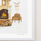 "Holiday Homebody" Flower Print