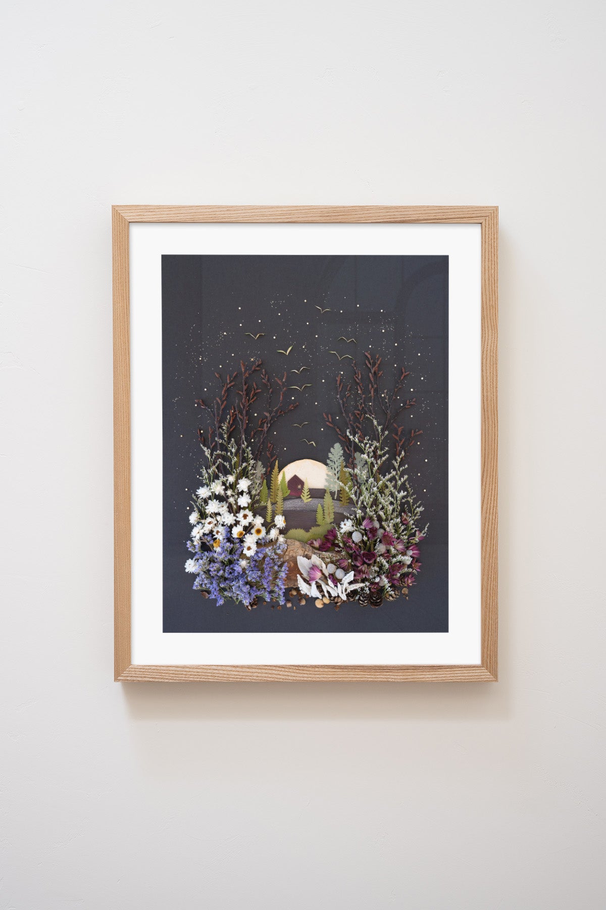 "House on a Hill" Flower Print