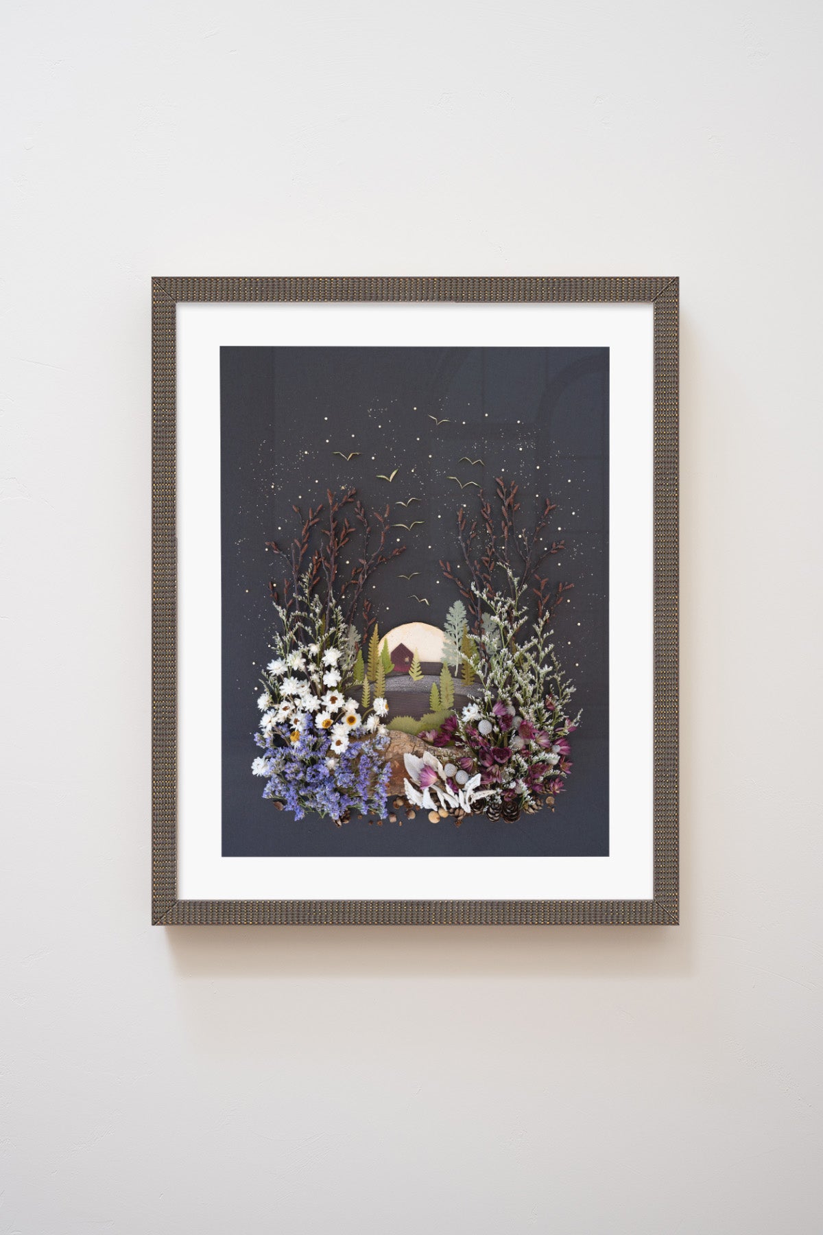 "House on a Hill" Flower Print