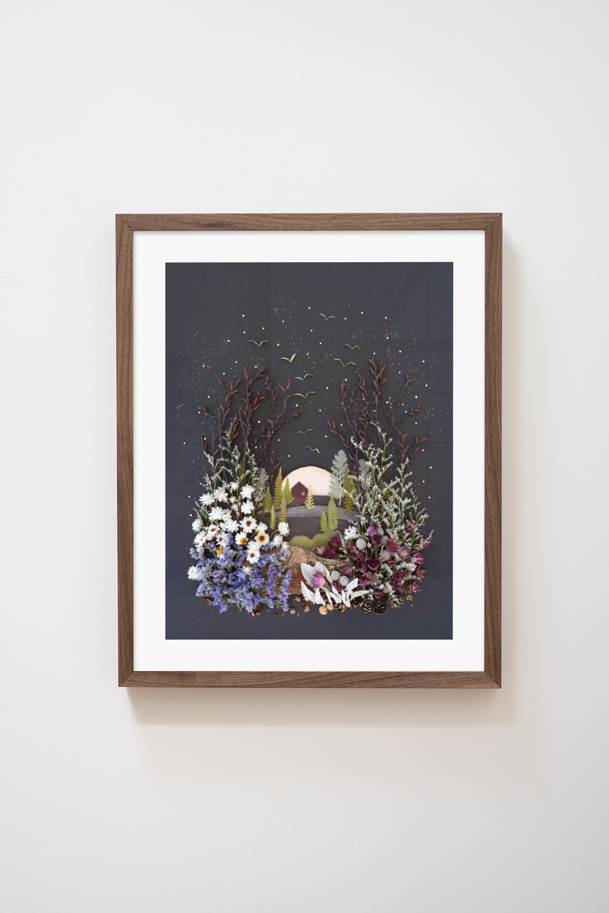 "House on a Hill" Flower Print