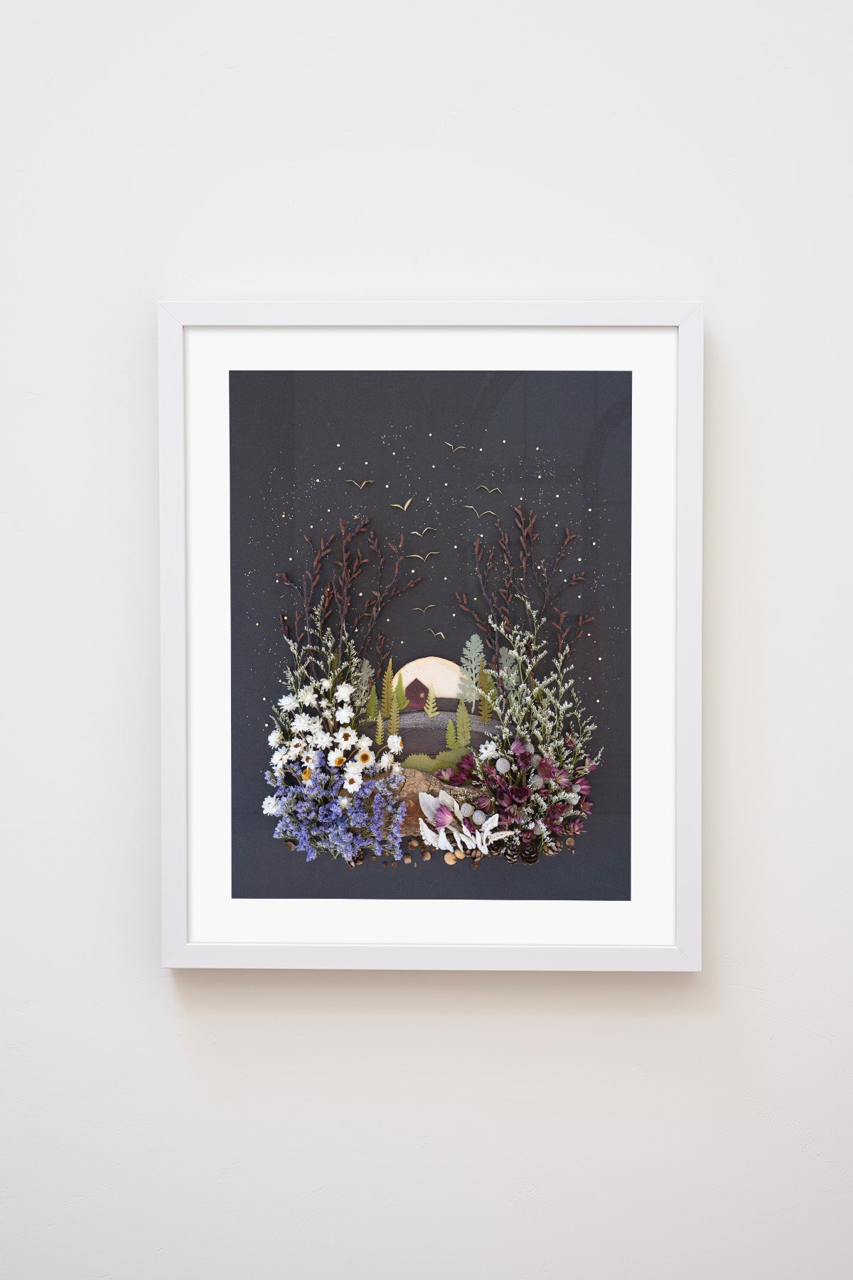 "House on a Hill" Flower Print