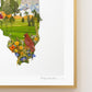 "Illinois" Flower Print