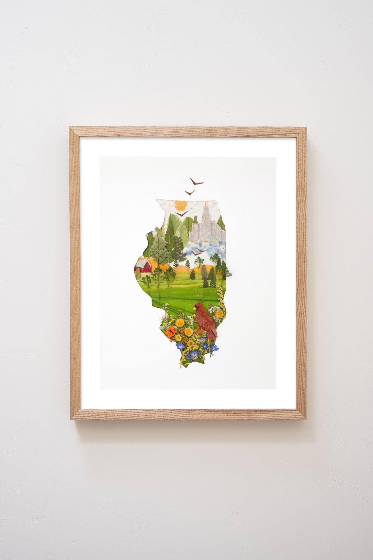 "Illinois" Flower Print