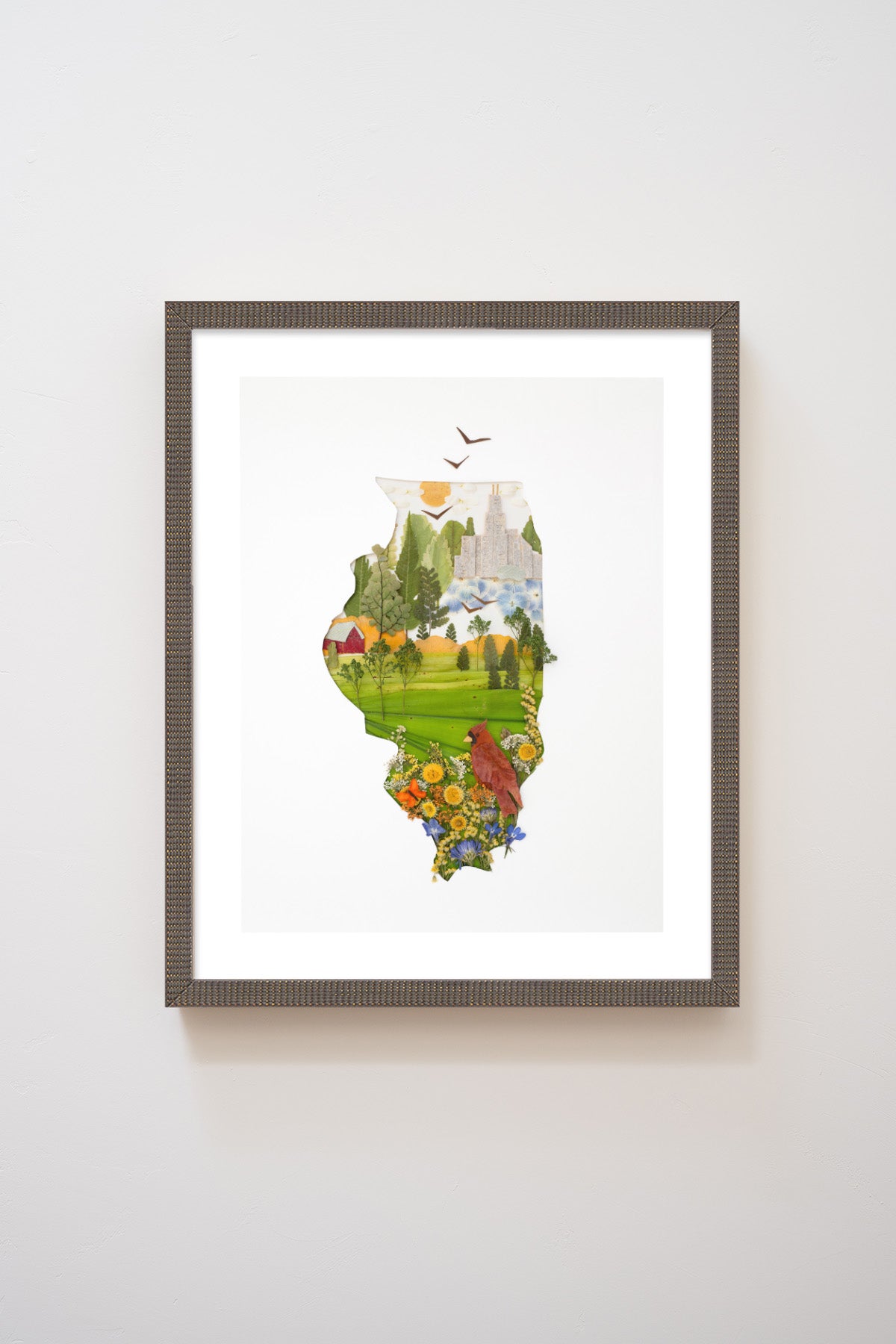 "Illinois" Flower Print