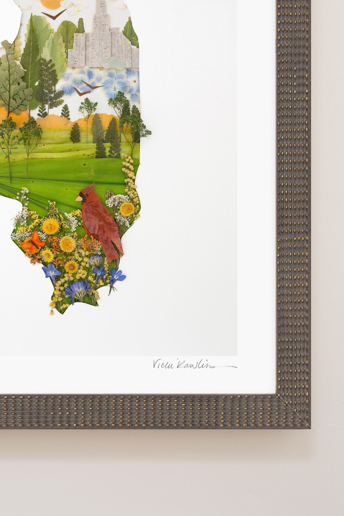 "Illinois" Flower Print