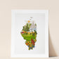 "Illinois" Flower Print