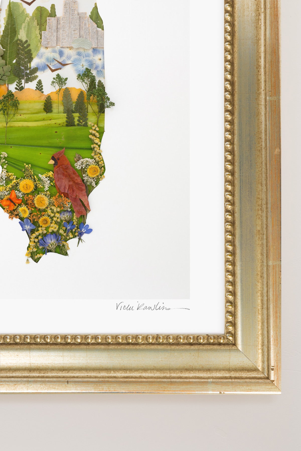 "Illinois" Flower Print