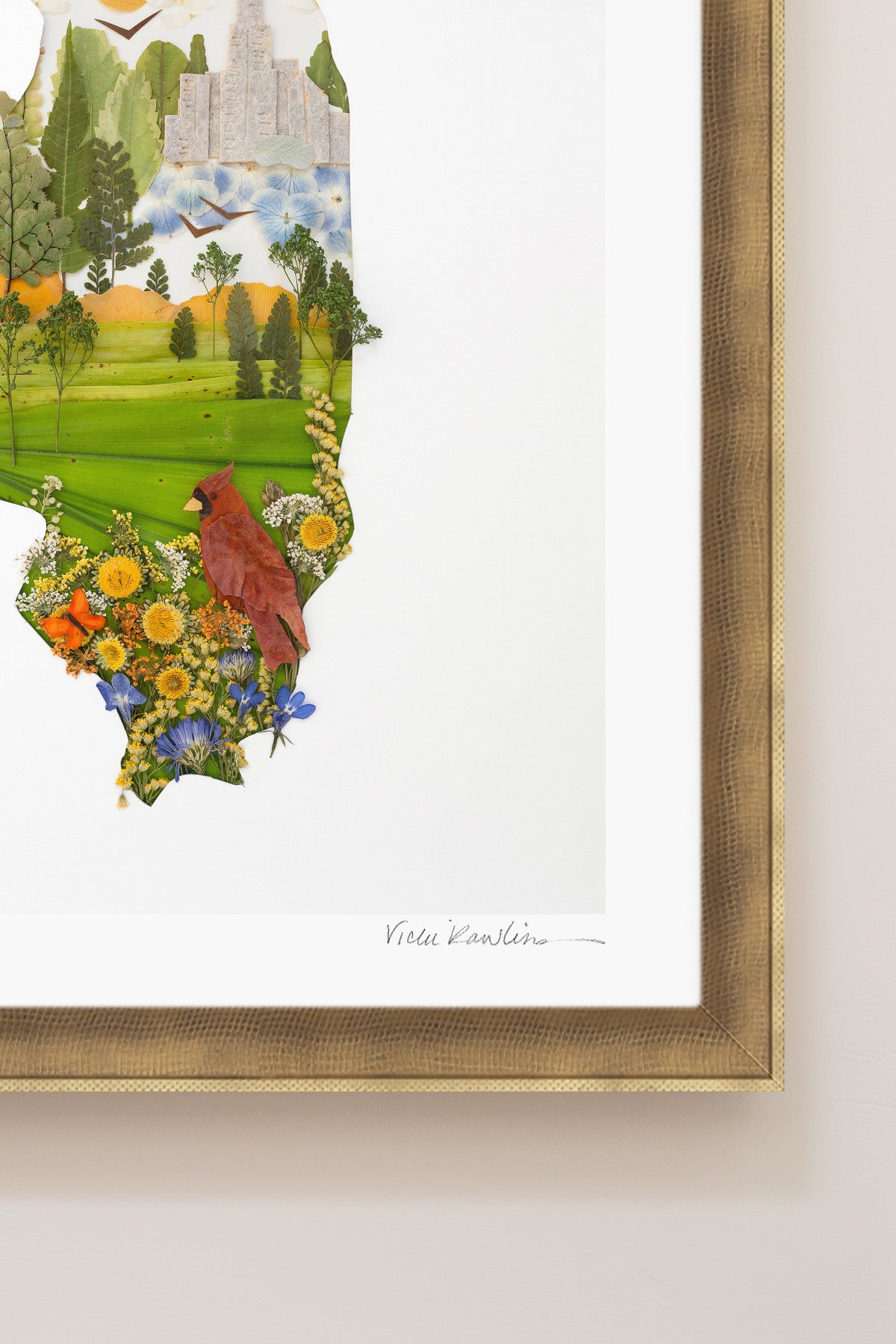 "Illinois" Flower Print