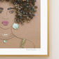 "Jade" Flower Print