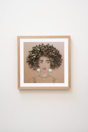 Sister Golden | "Jade" Flower Print