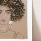 "Jade" Flower Print