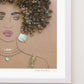 "Jade" Flower Print
