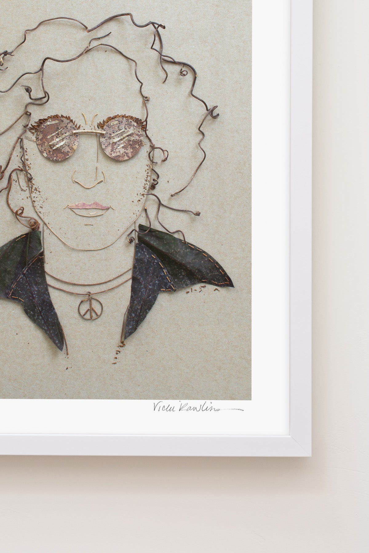 John Lennon 4 - Original top 8x10 print