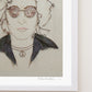"John Lennon" Flower Print
