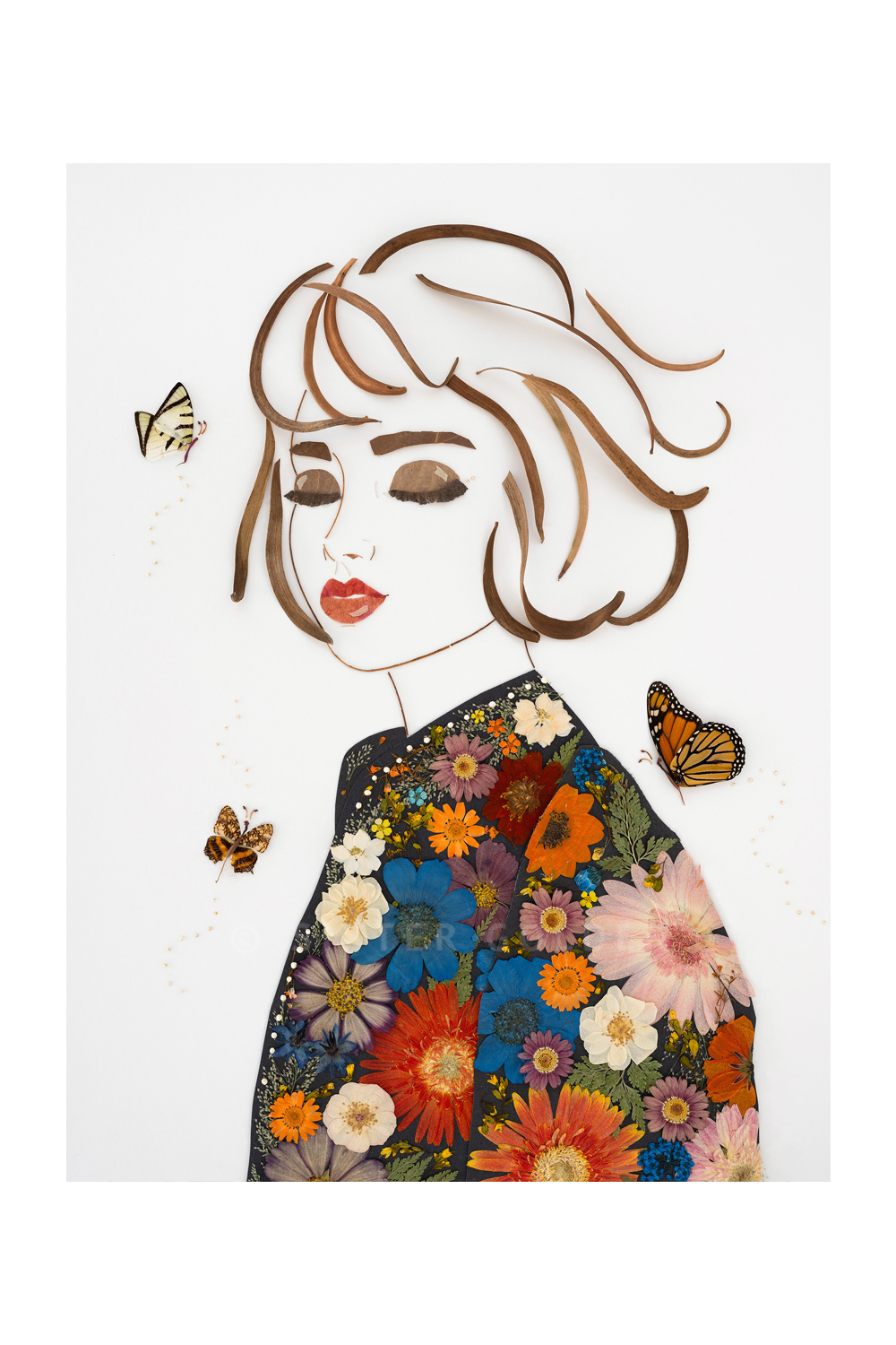 "Just Breathe" Flower Print