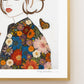 "Just Breathe" Flower Print
