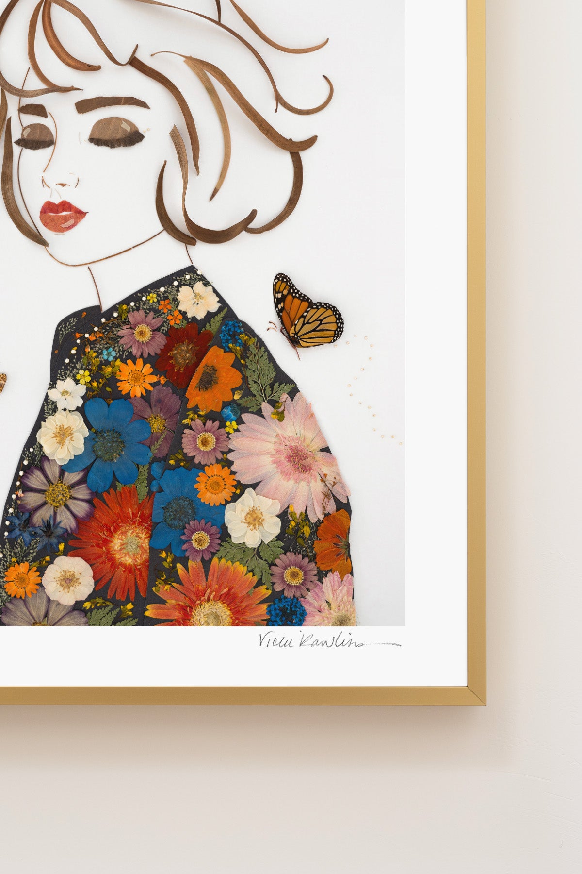"Just Breathe" Flower Print
