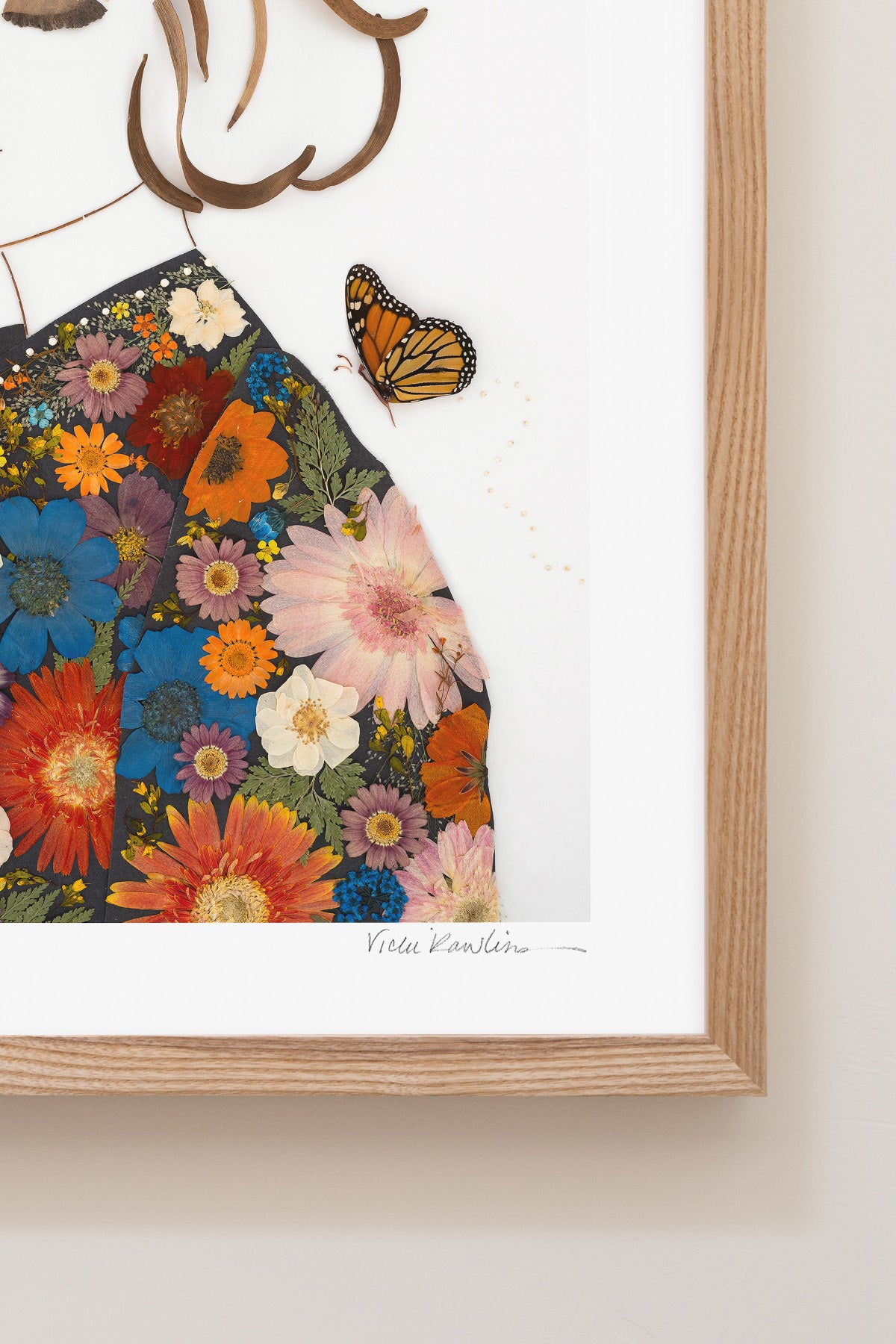 "Just Breathe" Flower Print