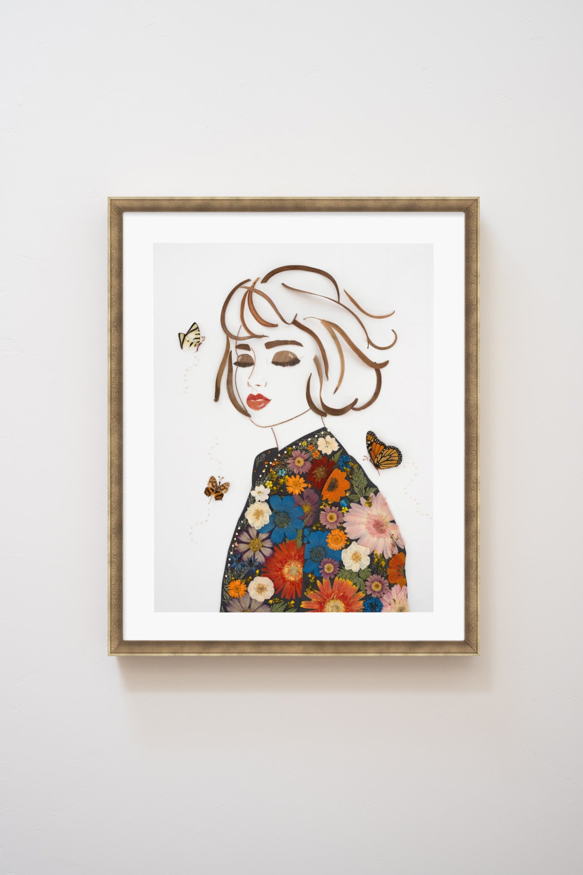 "Just Breathe" Flower Print