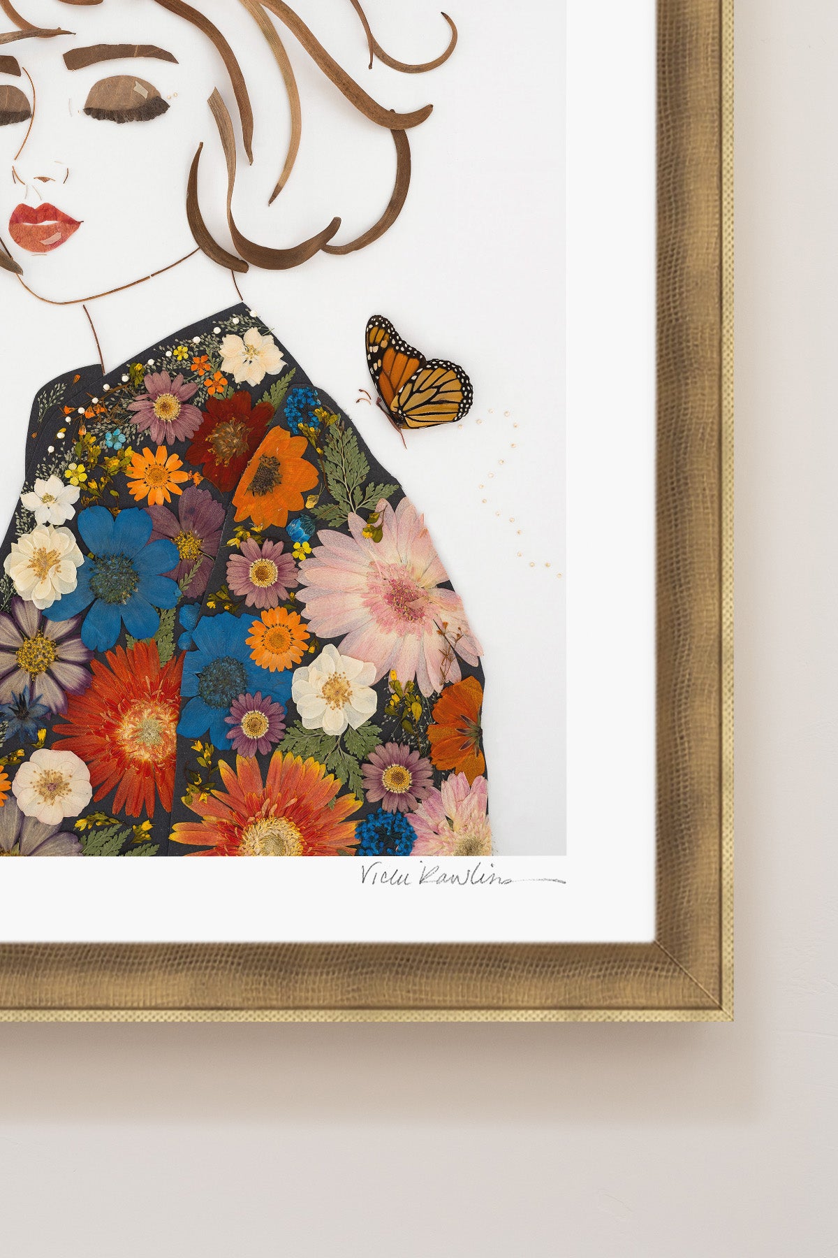 "Just Breathe" Flower Print