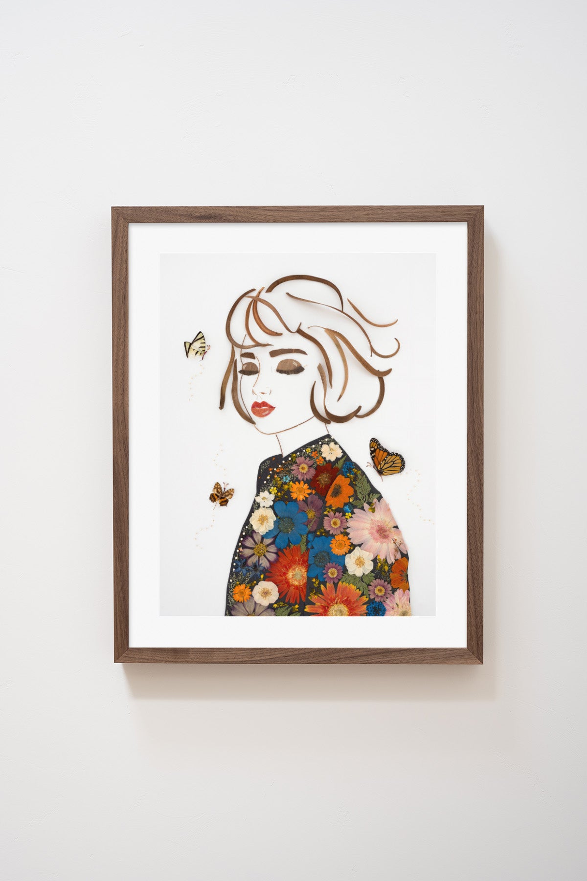 "Just Breathe" Flower Print