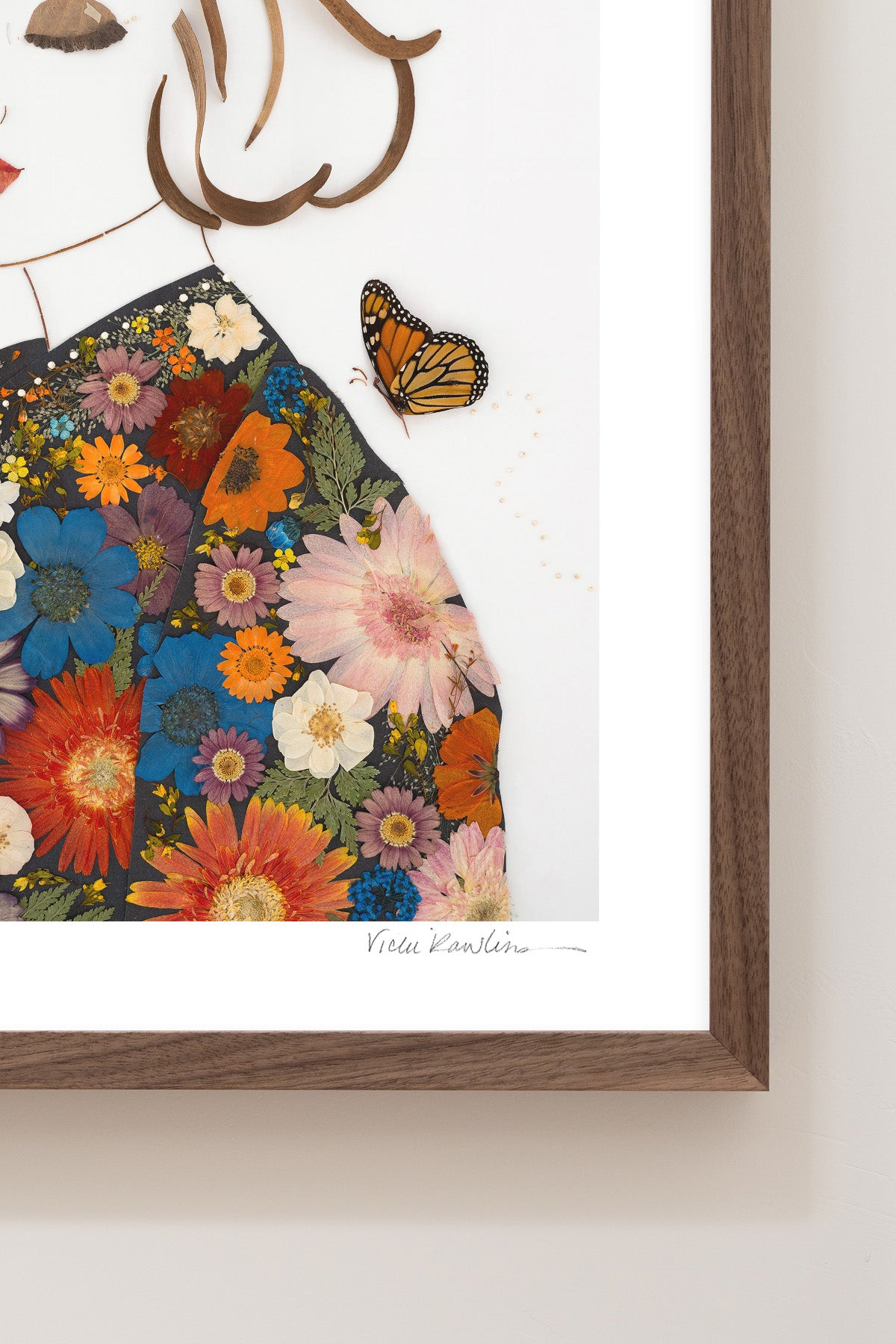 "Just Breathe" Flower Print