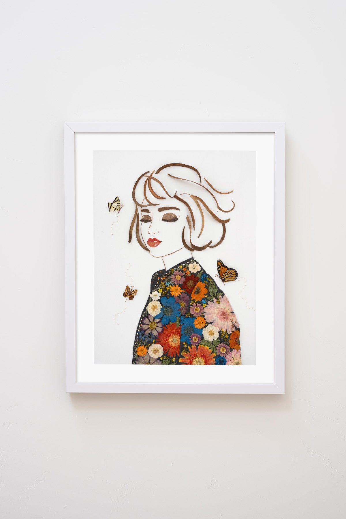 "Just Breathe" Flower Print