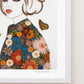 "Just Breathe" Flower Print