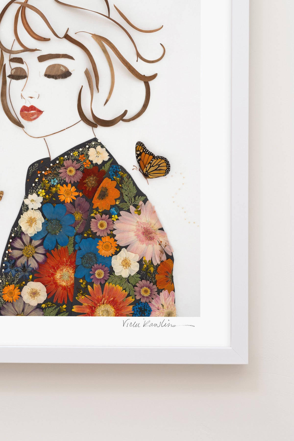 "Just Breathe" Flower Print