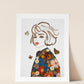 "Just Breathe" Flower Print