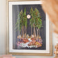 "Oh, Deer!" Flower Print