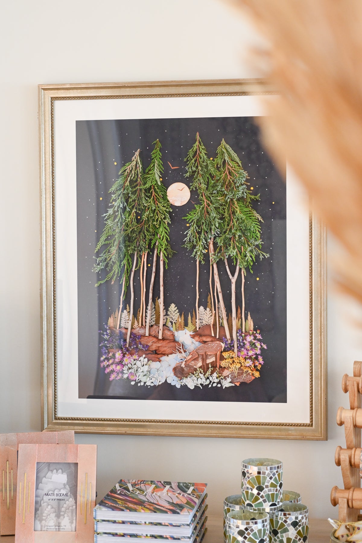 "Oh, Deer!" Flower Print