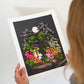 "Living in Color" Flower Print