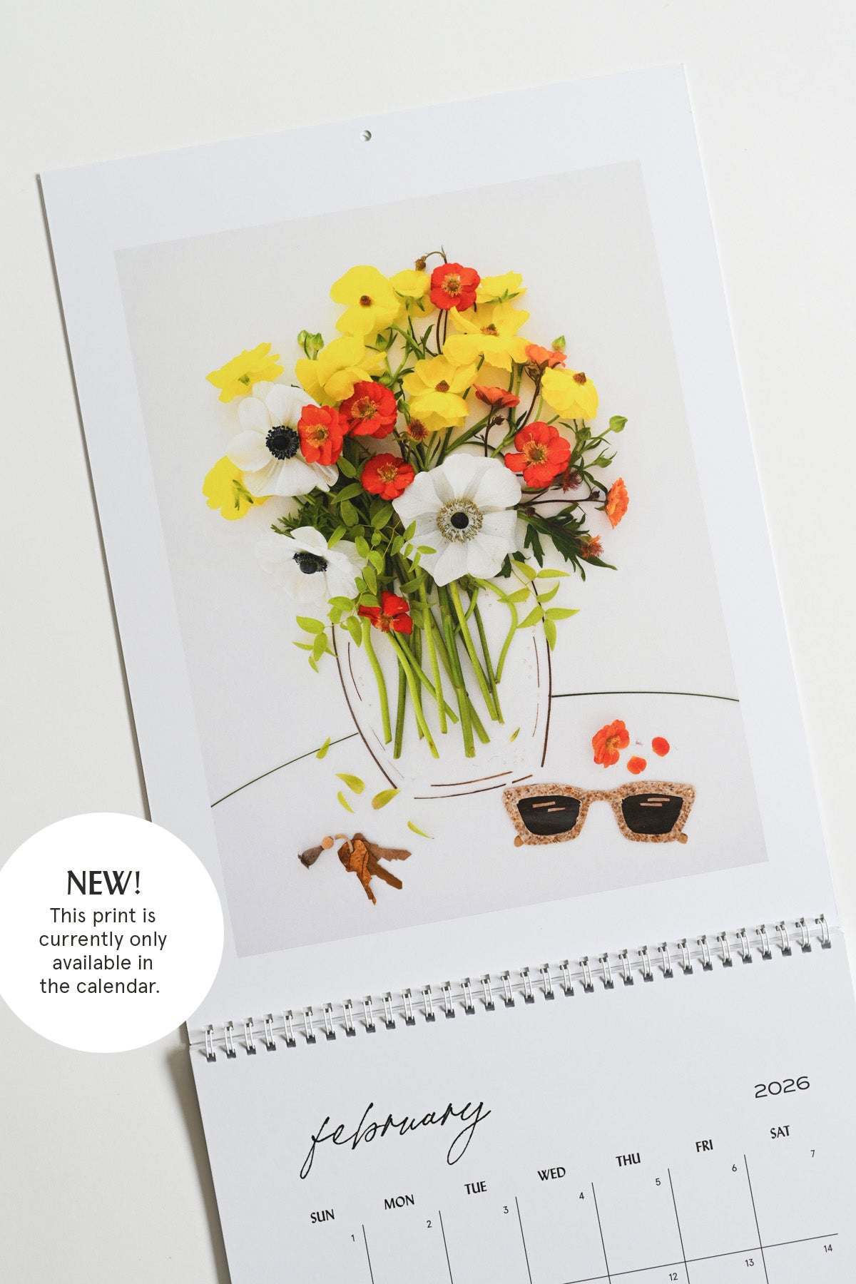 2026 Flower Art Calendar