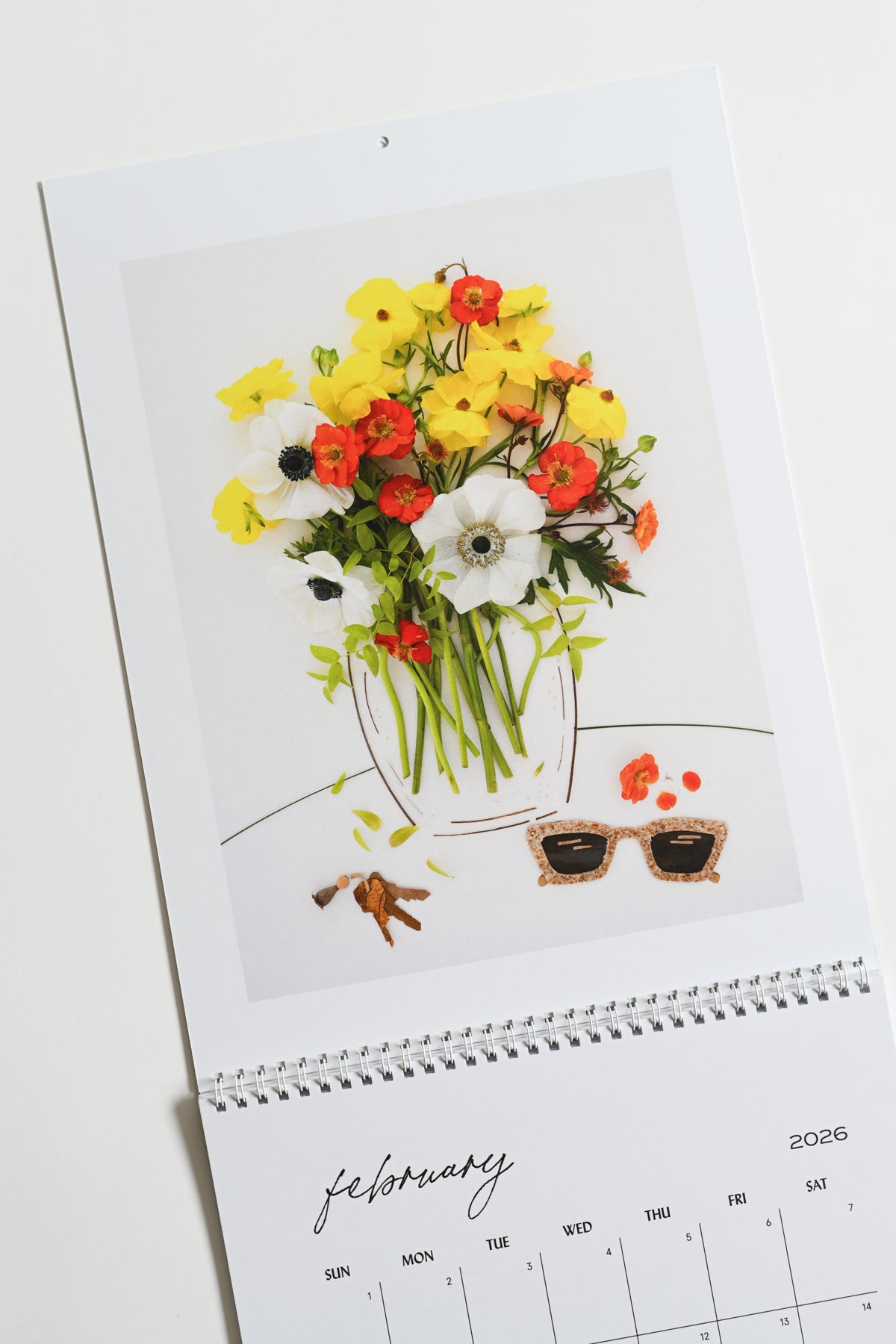 2026 Flower Art Calendar - Sister Golden