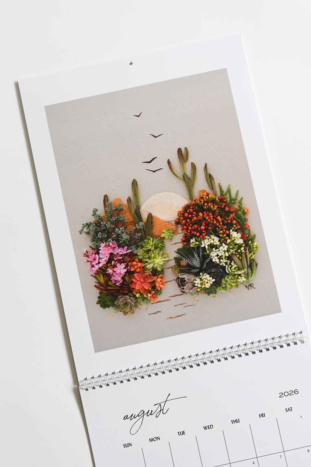 2026 Flower Art Calendar