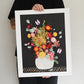 "Goldfinger" Flower Print