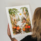 "Pumpkin Patch" Flower Print