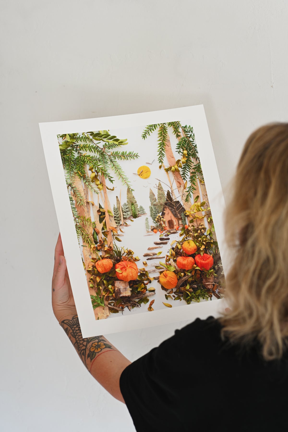 "Pumpkin Patch" Flower Print