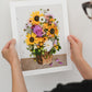 "Pocket of Sunshine" Flower Print