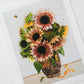 "Face the Sun" Flower Print