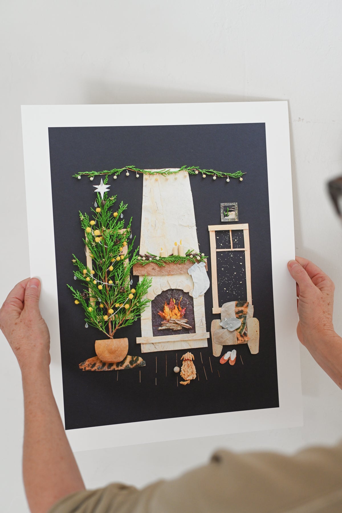 "Fireside Friends" Flower Print