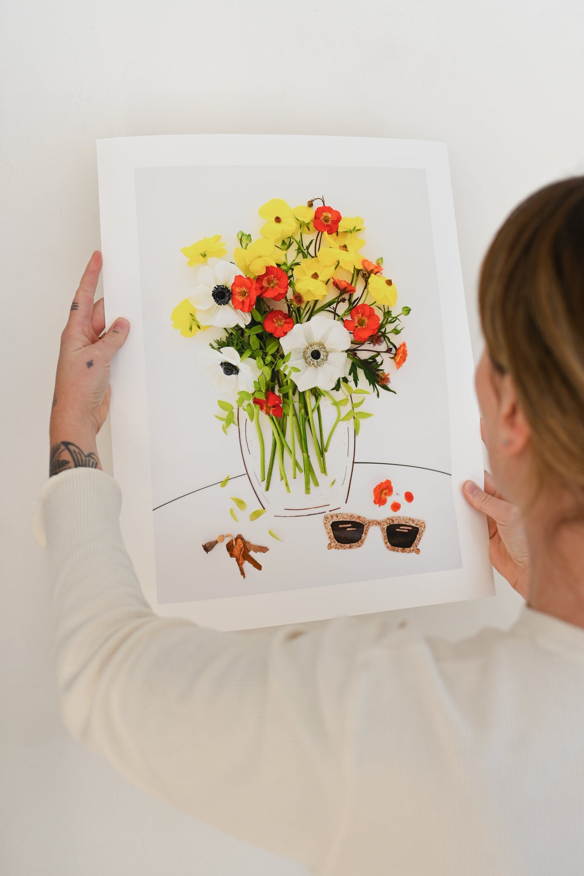 "Self Care" Flower Print