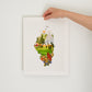 "Illinois" Flower Print