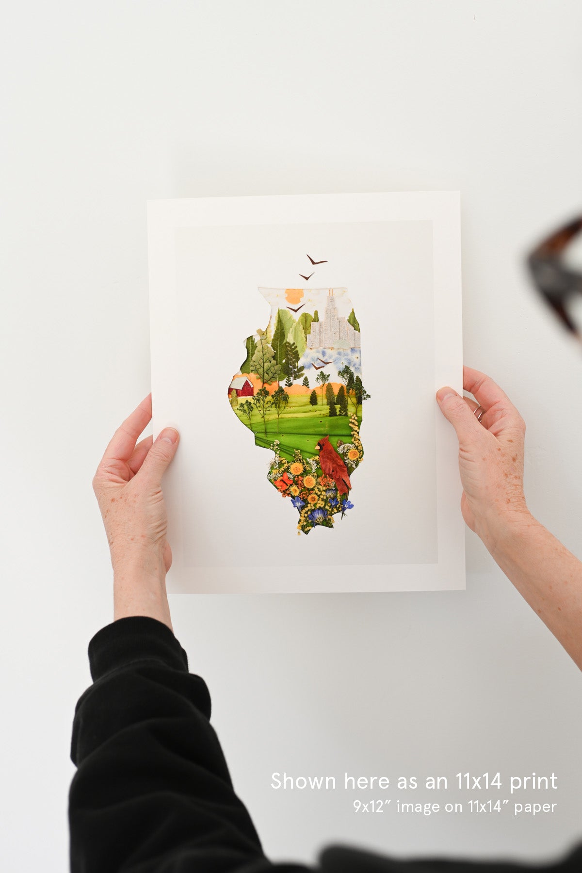 "Illinois" Flower Print