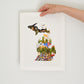 "Michigan" Flower Print