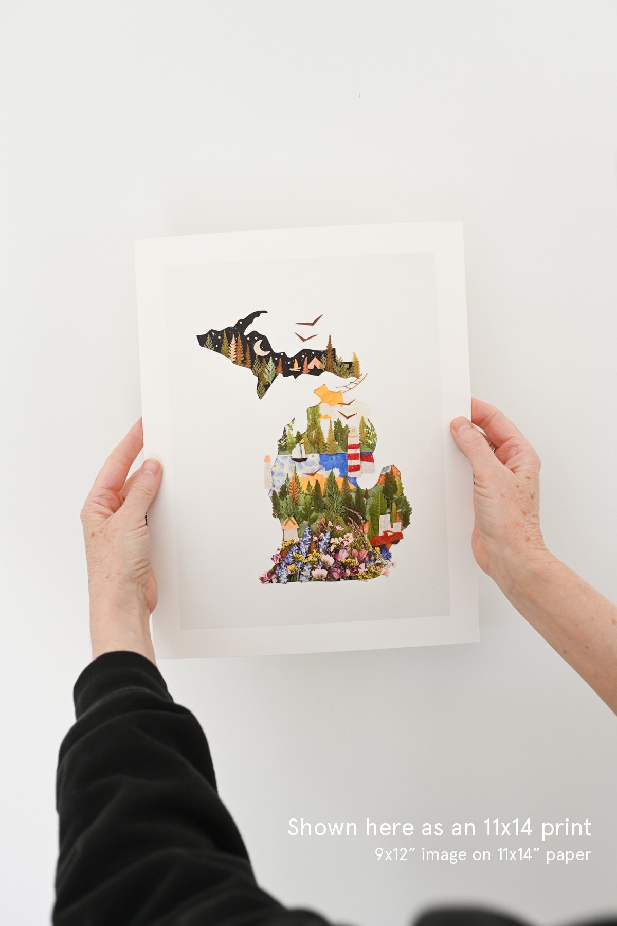 "Michigan" Flower Print