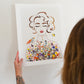 "Bloom Where You're Planted" Flower Print