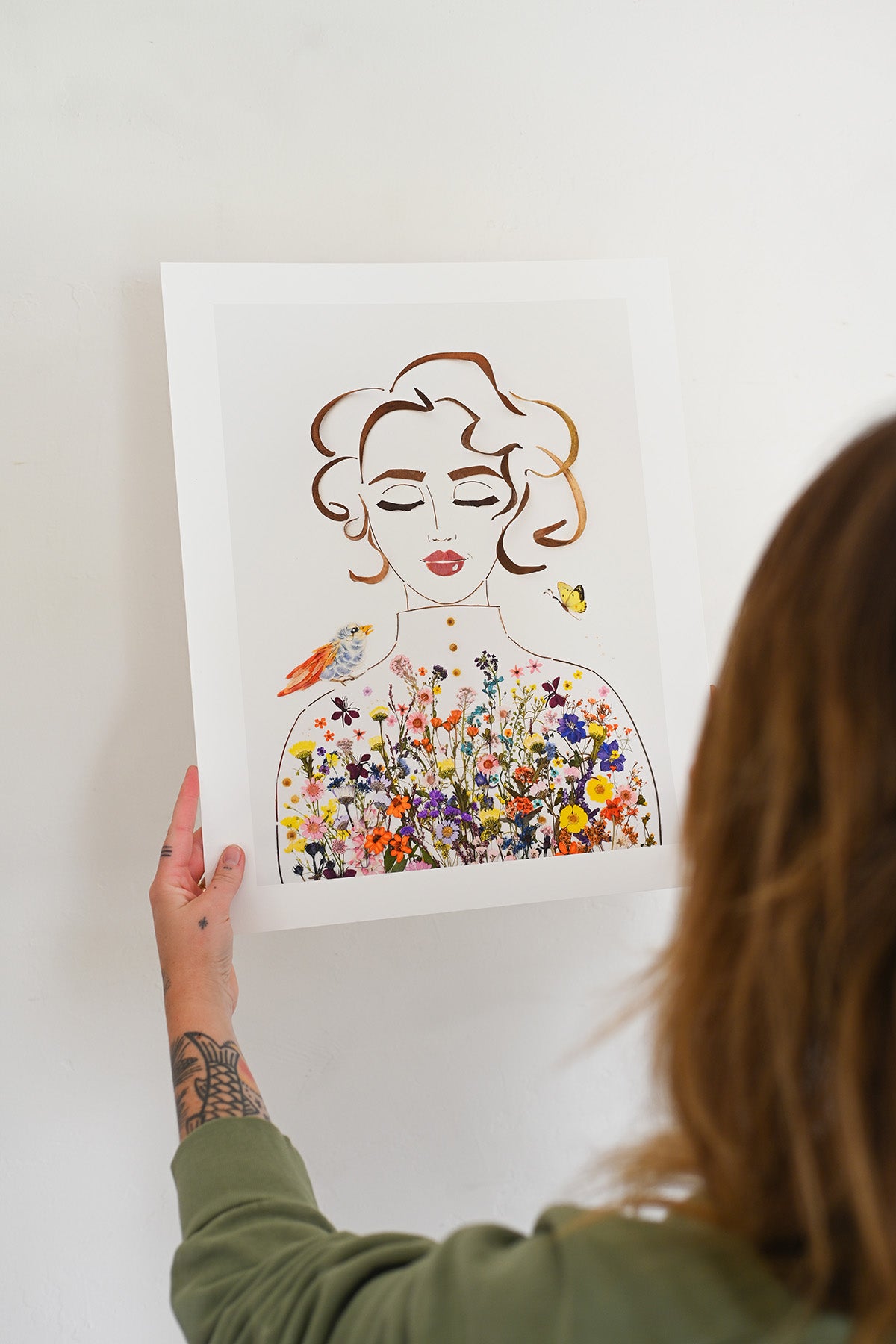 "Bloom Where You're Planted" Flower Print