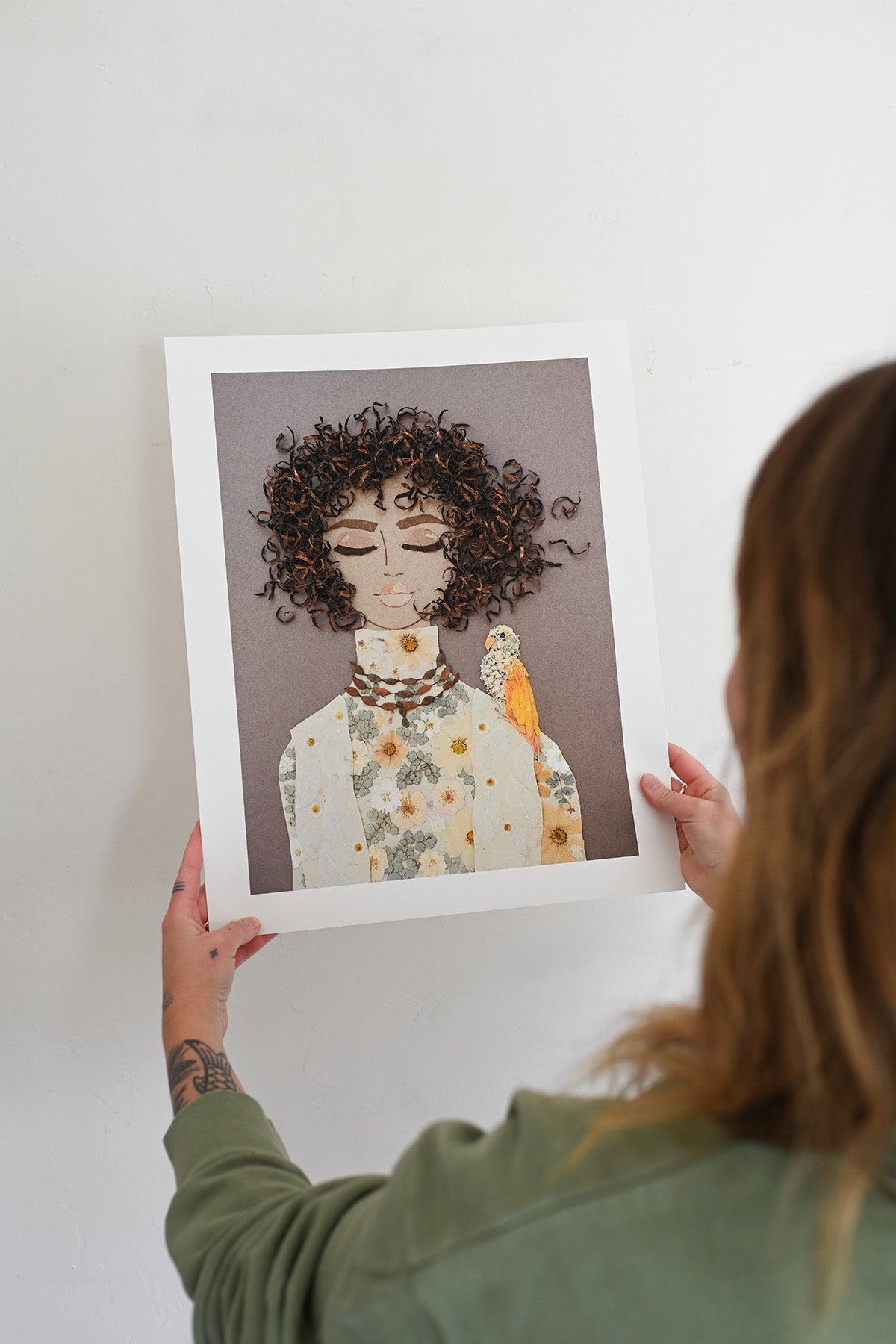 "Here for You" Flower Print
